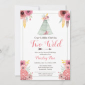 ツーワイルドボホガールズセカンド誕生日 招待状 (正面)