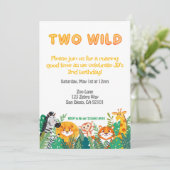 ツーワイルドボーイズ誕生日招待状 招待状 (スタンド正面)