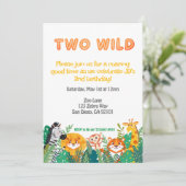 ツーワイルドボーイズ誕生日招待状 招待状 (スタンド正面)