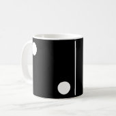 ツーワンブラックドミノマグ コーヒーマグカップ (正面左)