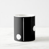 ツーワンブラックドミノマグ コーヒーマグカップ (中央)