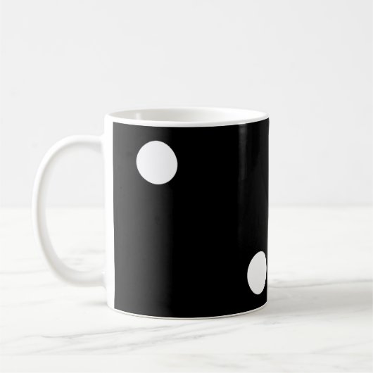 ツーワンブラックドミノマグ コーヒーマグカップ (左)