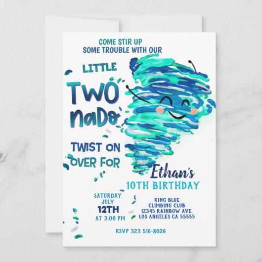 ツーンダド ご招待 招待状 (正面)