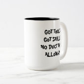 ツー得ル、スキル得マグ ツートーンマグカップ (正面右)