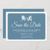 ツー アディロンダック チェアー セーブ・ザ・デート (正面/裏面)