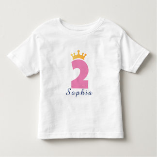 ツー アンド ザ クラウン カスタム名 - 幼児用Tシャツ トドラーTシャツ