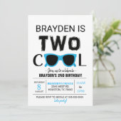 ツー クール サングラス バースデー パーティー 招待状 (スタンド正面)