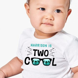 ツー・クール・ボーイズ 2歳の誕生日 トドラーTシャツ