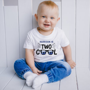 ツー・クール・ボーイズ 2歳の誕生日 トドラーTシャツ