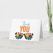 ツー クール ボーイ 2歳の誕生日パーティー サンキューカード (正面)