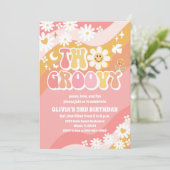 ツー・グルービー２歳の誕生日パーティーへの招待状 招待状 (スタンド正面)