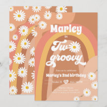 ツー・グルーヴィー セカンドバースデー 2歳 レトロ ボヘミア ダイシー