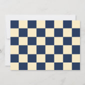 ツー・グルーヴィー・ボーイ 2歳の誕生日写真 招待状 (裏面)