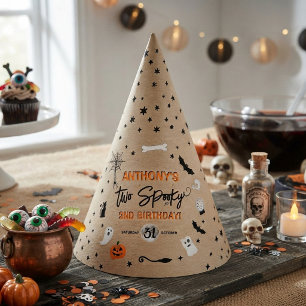 ツー・スパーキー！ハロウィン2歳の誕生日パーティー パーティーハット