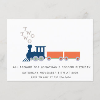 ツー ツー トレイン 招待状