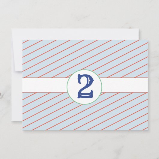 ツー ツー トレイン 招待状 (裏面)