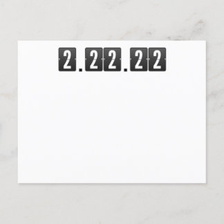 ツー・デイ・チューズデイ 2月22日 数学教師 ポストカード