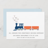 ツー・トゥー・トレイン 招待状 (正面/裏面)