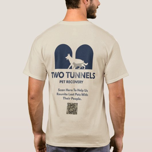 ツー・トンネルズ Tシャツ (裏面)