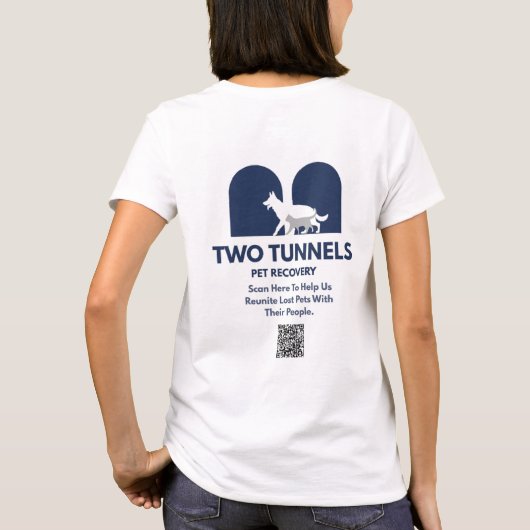 ツー・トンネル・Tシャツ Tシャツ (裏面)