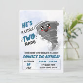 ツー・ナド・トルネード 2歳の誕生日パーティー 招待状 (スタンド正面)