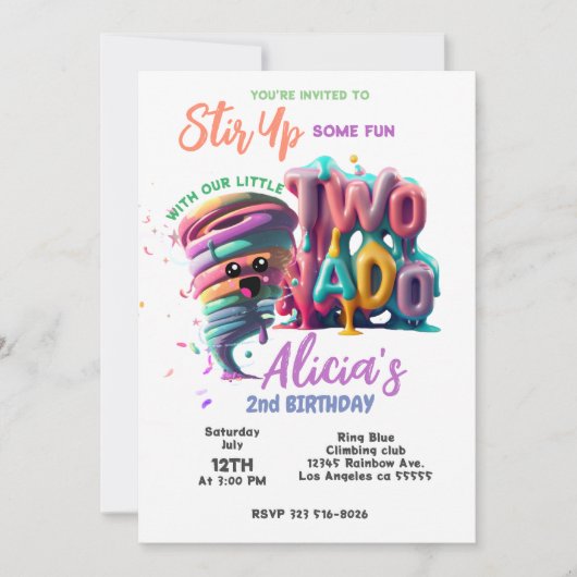 ツー・ナド・招待状 招待状 (正面)