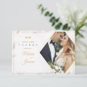 ツー ハーツ フォト サンクス カード (スタンド正面)