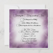 ツー・ホワイト・ドヴス・レズビアン・ウェディング 招待状 (裏面)