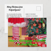 ツ飾リークリカスタマイズスマス ポストカード (正面/裏面)