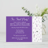 テおもしろいィートタル/ティーの合計カスタムパーティー 招待状 (スタンド正面)