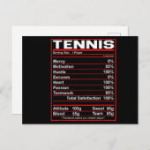 テおもしろいニス栄養ファクトス女性男性 案内ポストカード (正面/裏面)