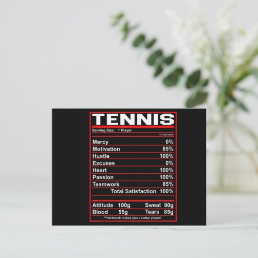 テおもしろいニス栄養ファクトス女性男性 案内ポストカード (スタンド正面)