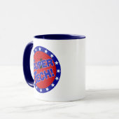 テすごいク！研究科学勇気付けられる マグカップ (正面左)