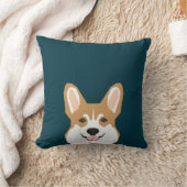 テアガン – ペムブロークウェルシュコーギー犬 クッション (ブランケット)