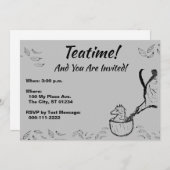 テアティメ！ 招待状 (正面/裏面)