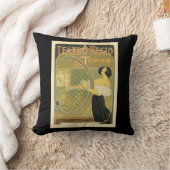 テアトロレジオヴィンテージフランスのアールヌーボー クッション (ブランケット)