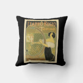 テアトロレジオヴィンテージフランスのアールヌーボー クッション (裏面)