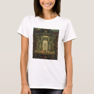 テアトロ・レアル・イン・トリノ(キャンバス上の油) Tシャツ