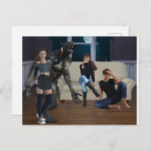 テアナージュ人狼リカンスロペシャフェフター ポストカード (正面/裏面)