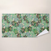 テアピンクバイナルーズデザイン バスタオル (バスタオル)