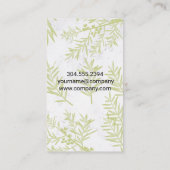 テアポカラフルット |ジュニパープラント 名刺 (裏面)