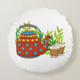 テアポ素朴ットかわいいトレンディーマモダング ラウンドクッション