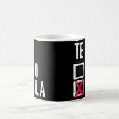 テアモキーラテキーラリキュールショットアルコールパーティー コーヒーマグカップ (中央)