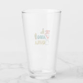 テアモテキラチンコデマヨおもしろい タンブラーグラス (裏面)