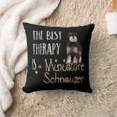 テアラピ最高のーはミニアトゥラ·シュナツァー クッション (ブランケット)