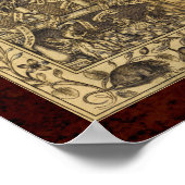 テアラム化学品： 1652錬金術イラストレーション ポスター (角)