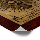 テアラム化学品： 1652錬金術イラストレーション ポスター (角)