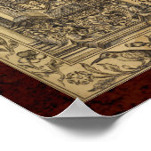 テアラム化学品： 1652錬金術イラストレーション ポスター (角)