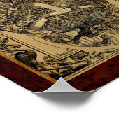 テアラム化学品： 1652錬金術イラストレーション ポスター (角)