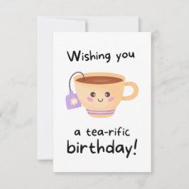 テアリフィックプンおもしろい誕生日カード カード